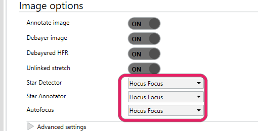 Quick Start - Hocus Focus — NINA Plugin Documentation